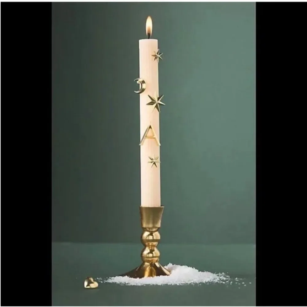 Anthropologie Monogram Candle Charms Alphabet Letter “I” New In Box